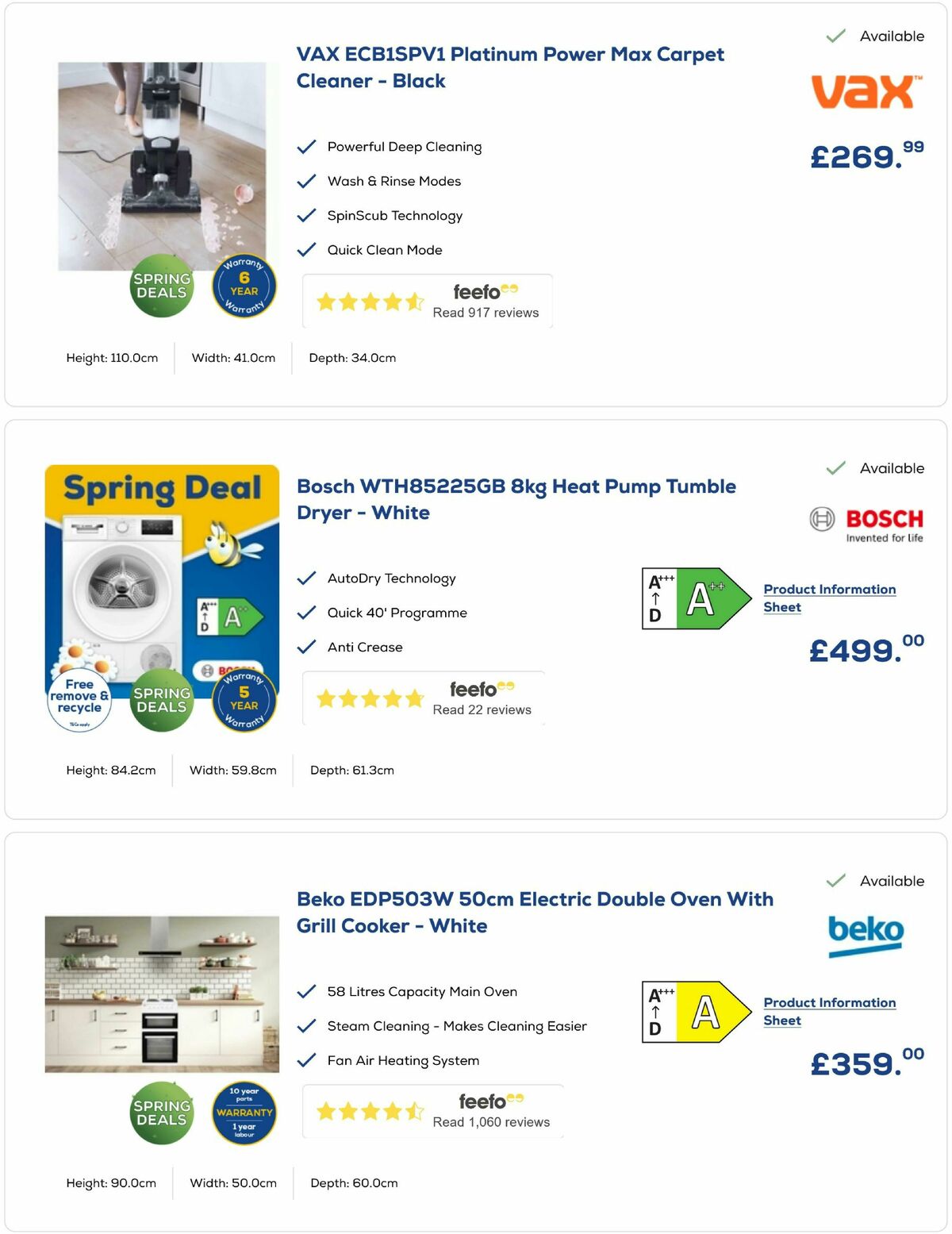 Euronics Offers from 30 March