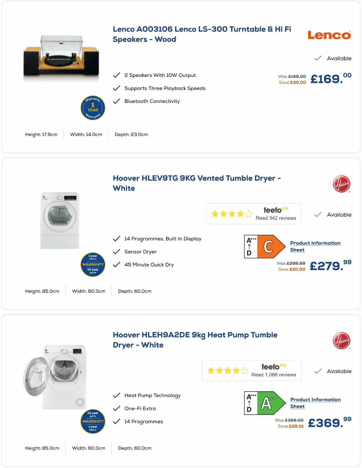 Euronics Offers from 30 April