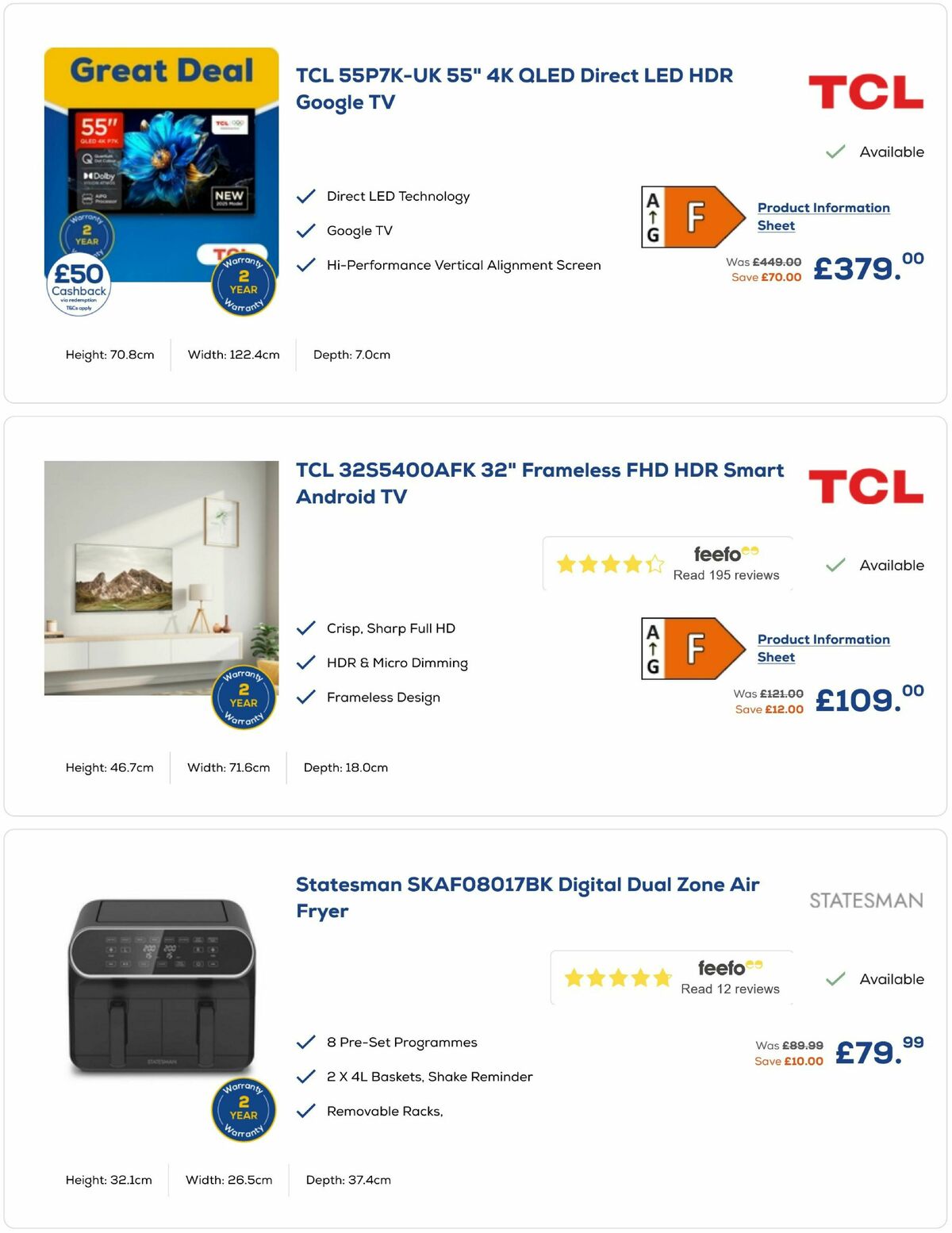 Euronics Offers from 30 April