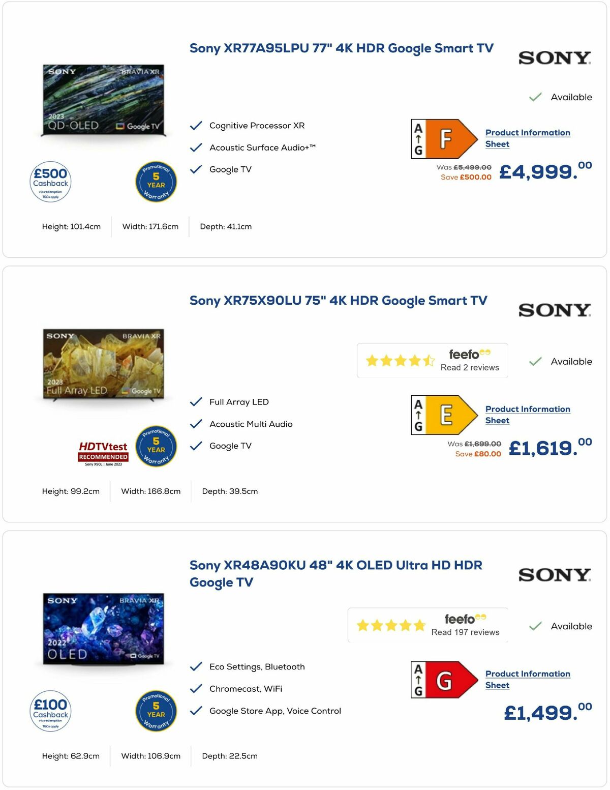 Euronics Offers from 30 April