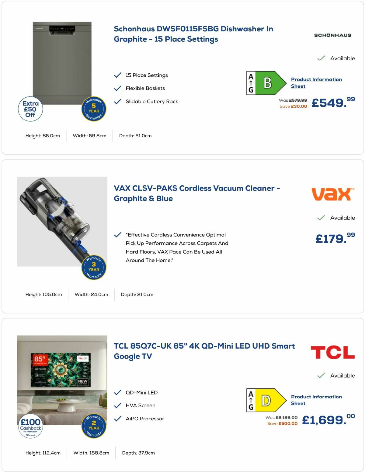 Euronics Offers from 22 May