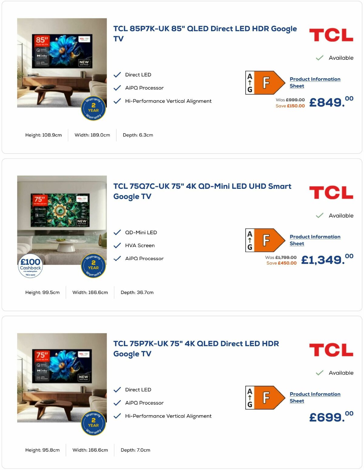 Euronics Offers from 22 May