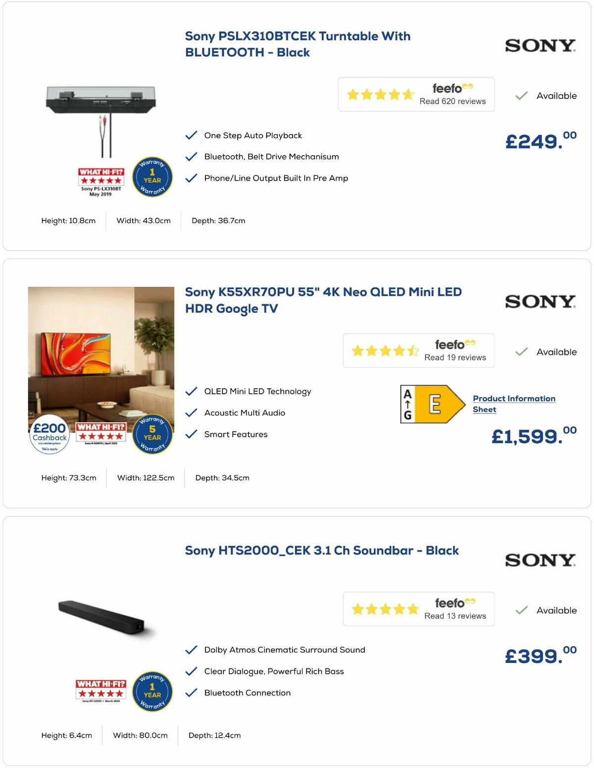 Euronics Offers from 22 May