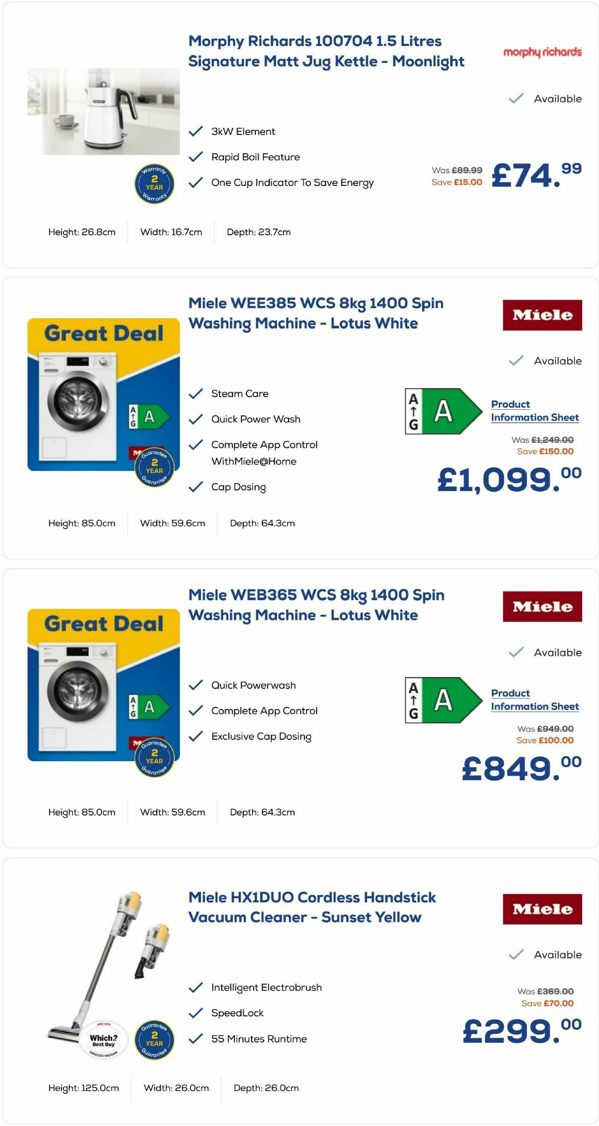 Euronics Offers from 6 June