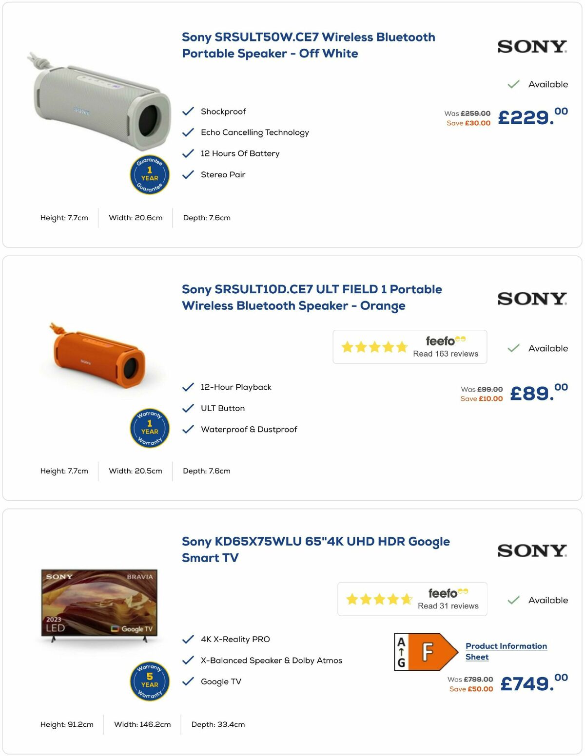 Euronics Offers from 20 June