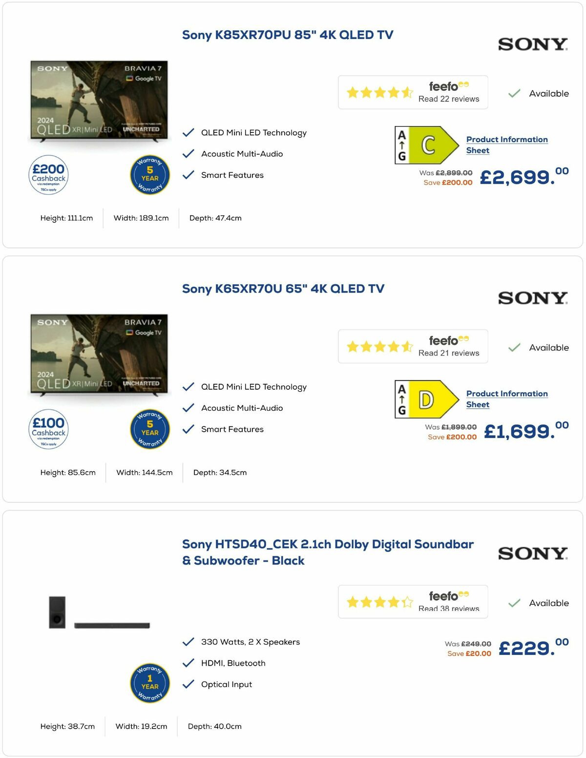 Euronics Offers from 20 June