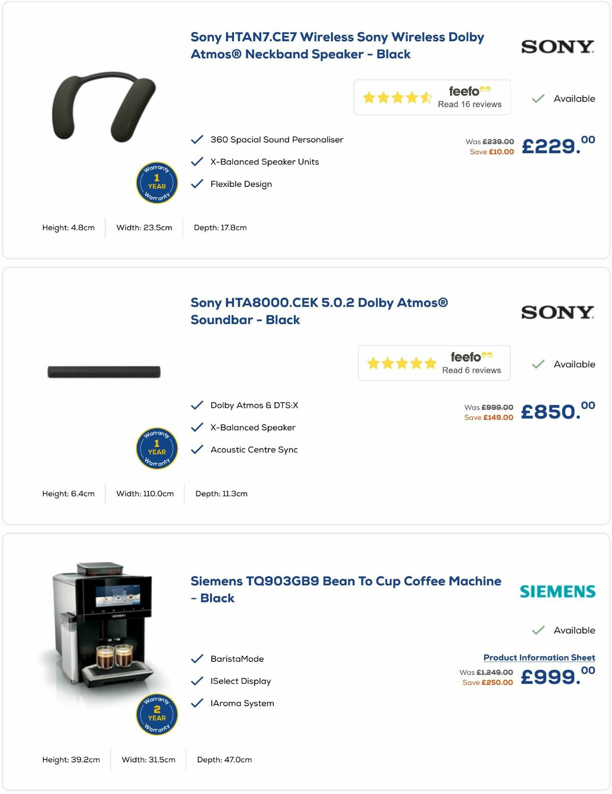 Euronics Offers from 20 June