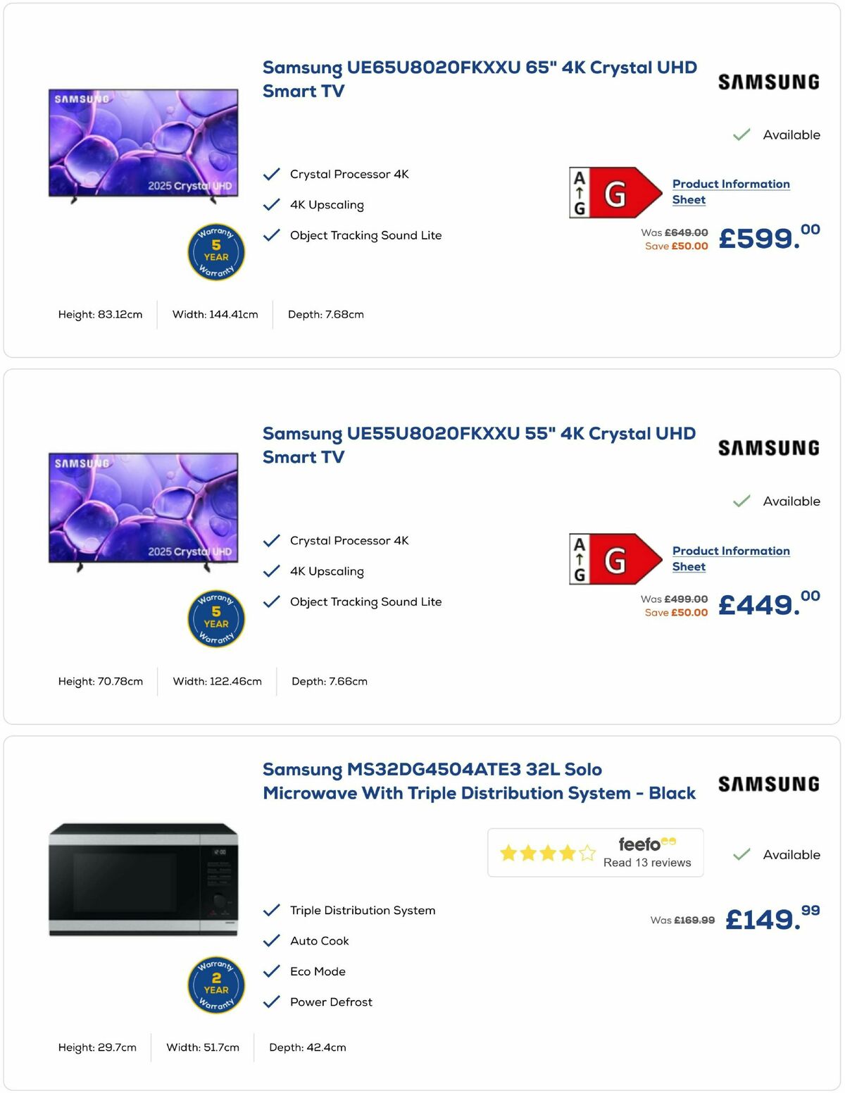 Euronics Offers from 20 June