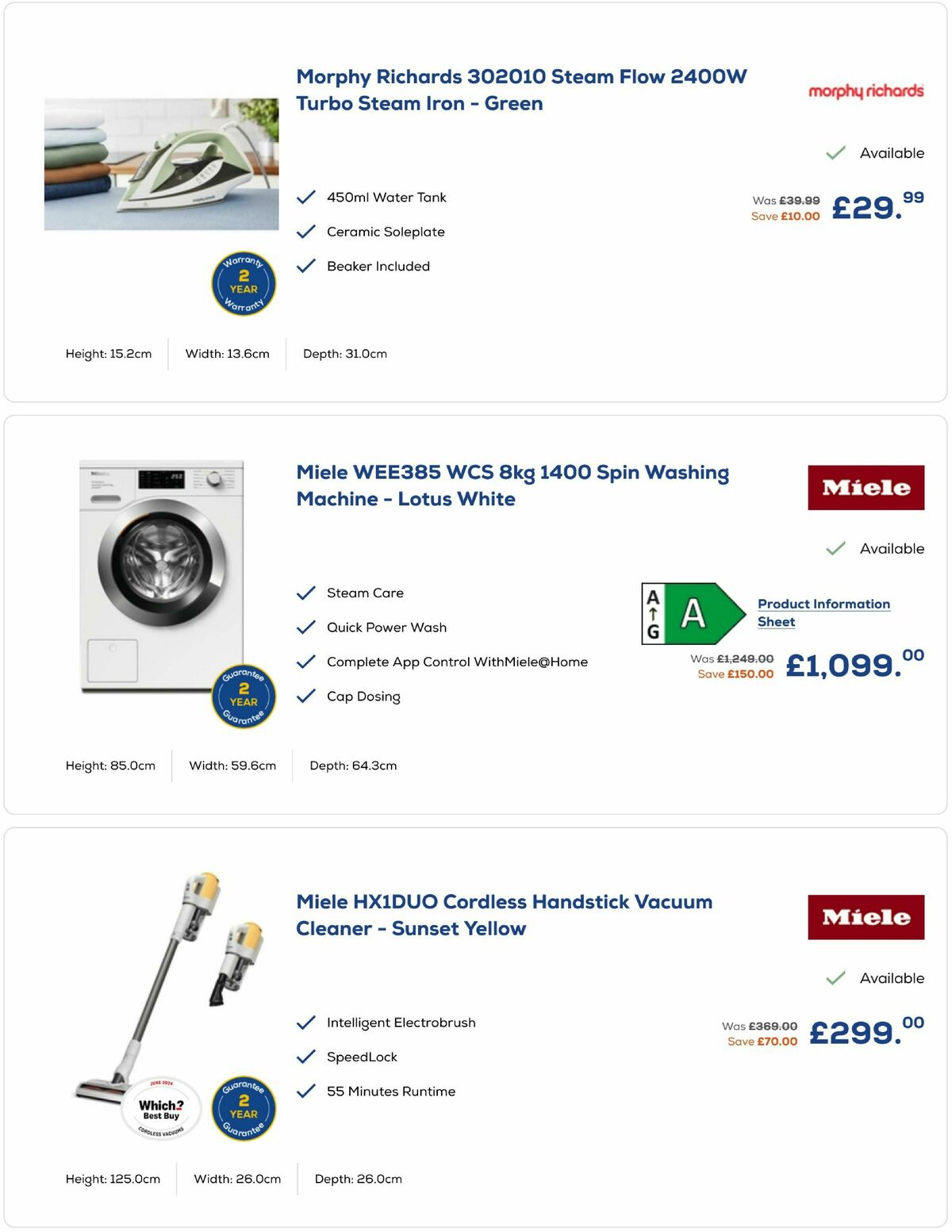 Euronics Offers from 20 June