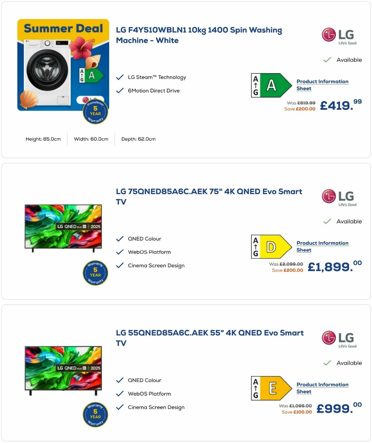 Euronics Offers from 20 June