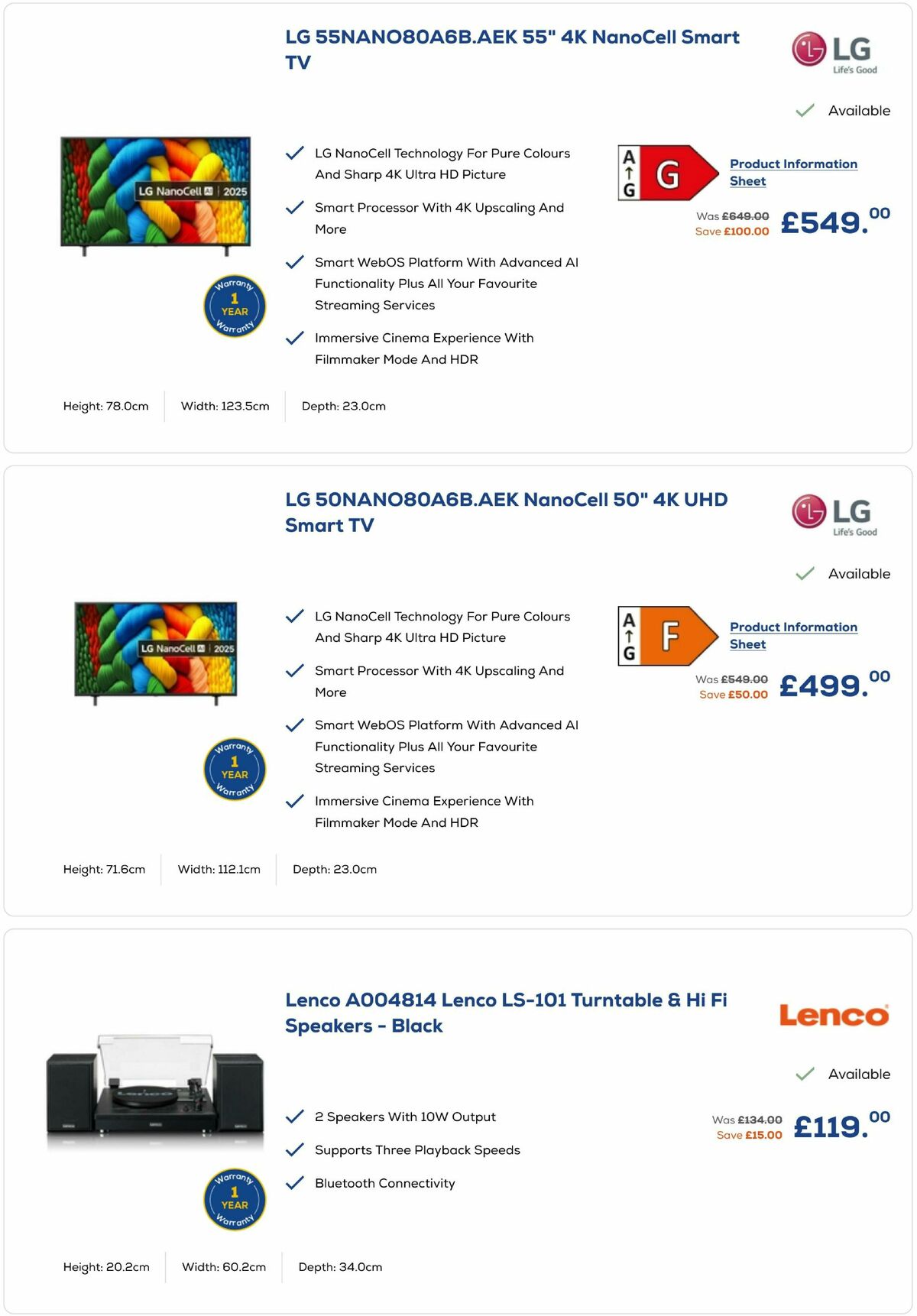 Euronics Offers from 20 June