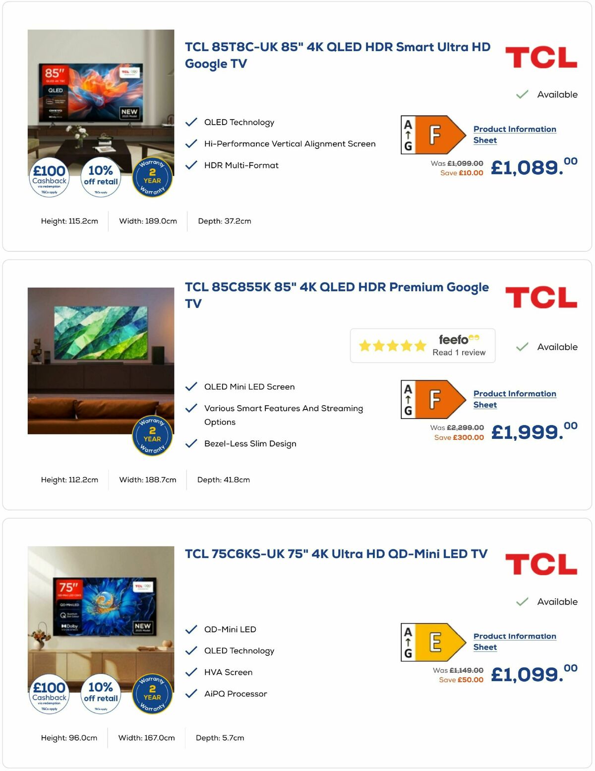 Euronics Offers from 20 June