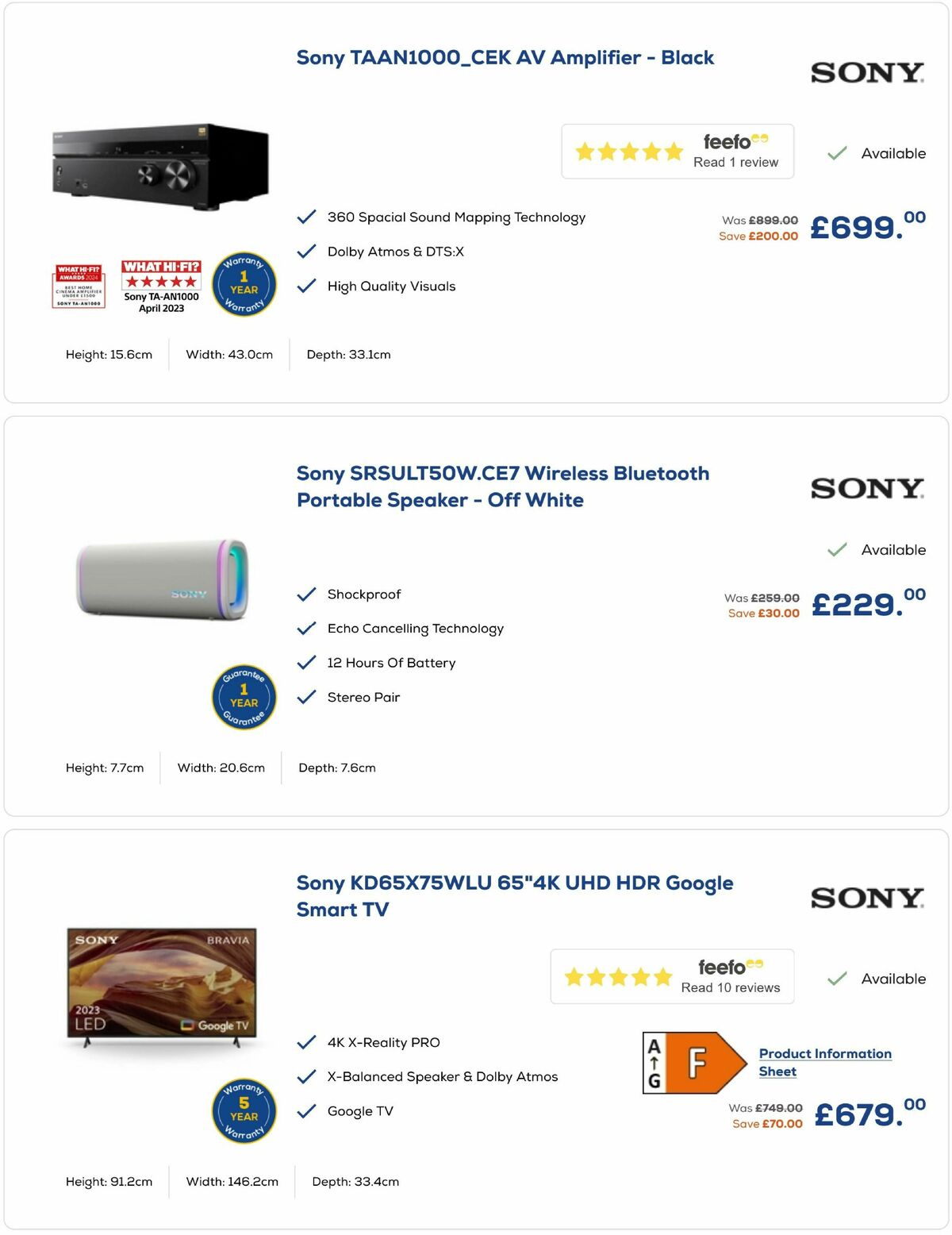 Euronics Offers from 12 July