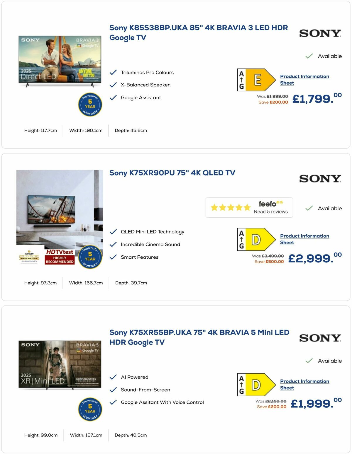 Euronics Offers from 12 July