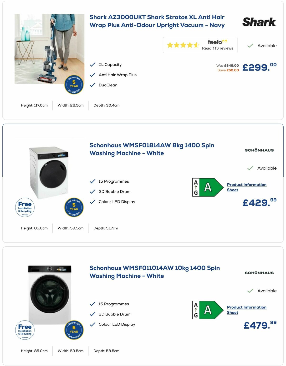 Euronics Offers from 12 July