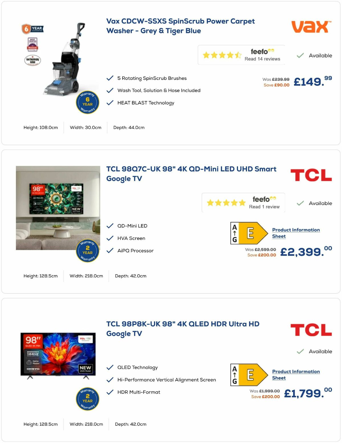 Euronics Offers from 5 August