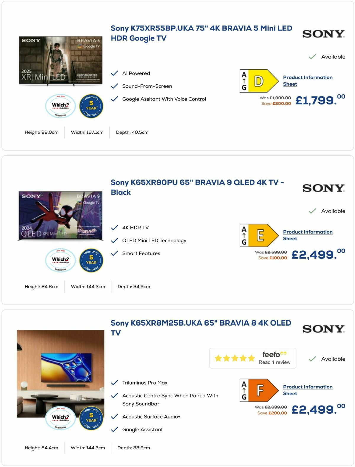 Euronics Offers from 27 August