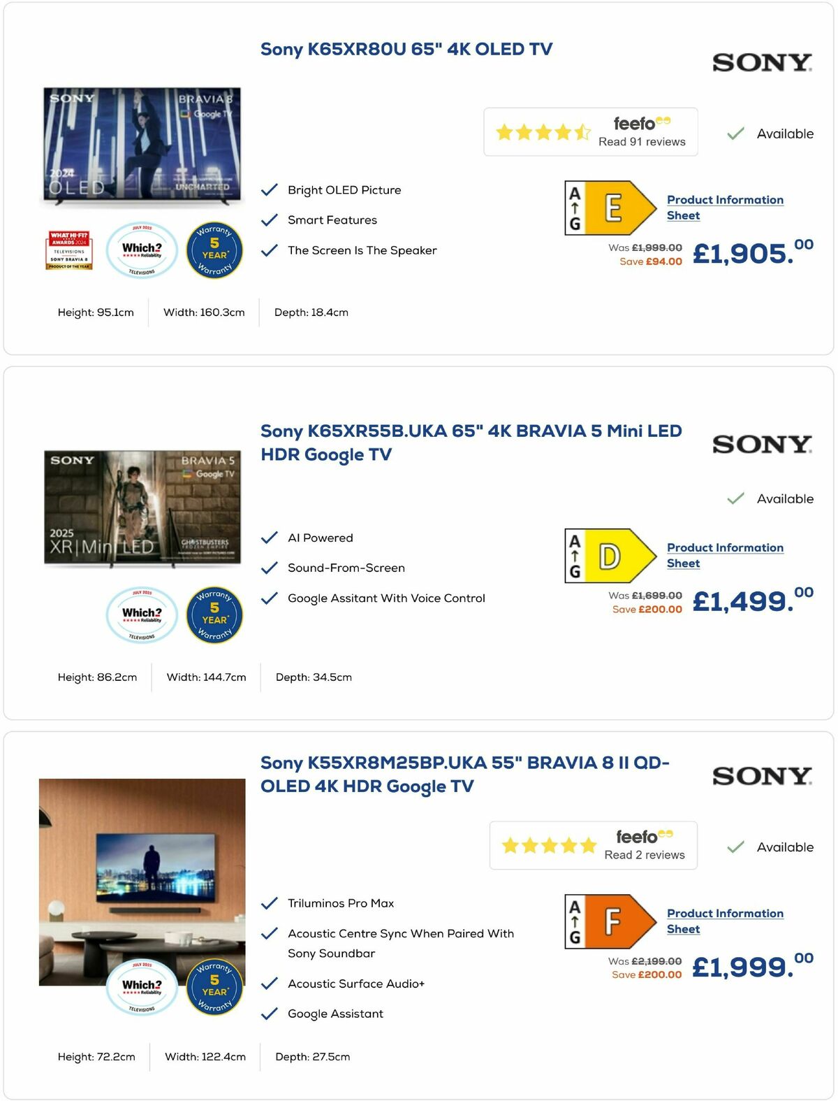 Euronics Offers from 27 August