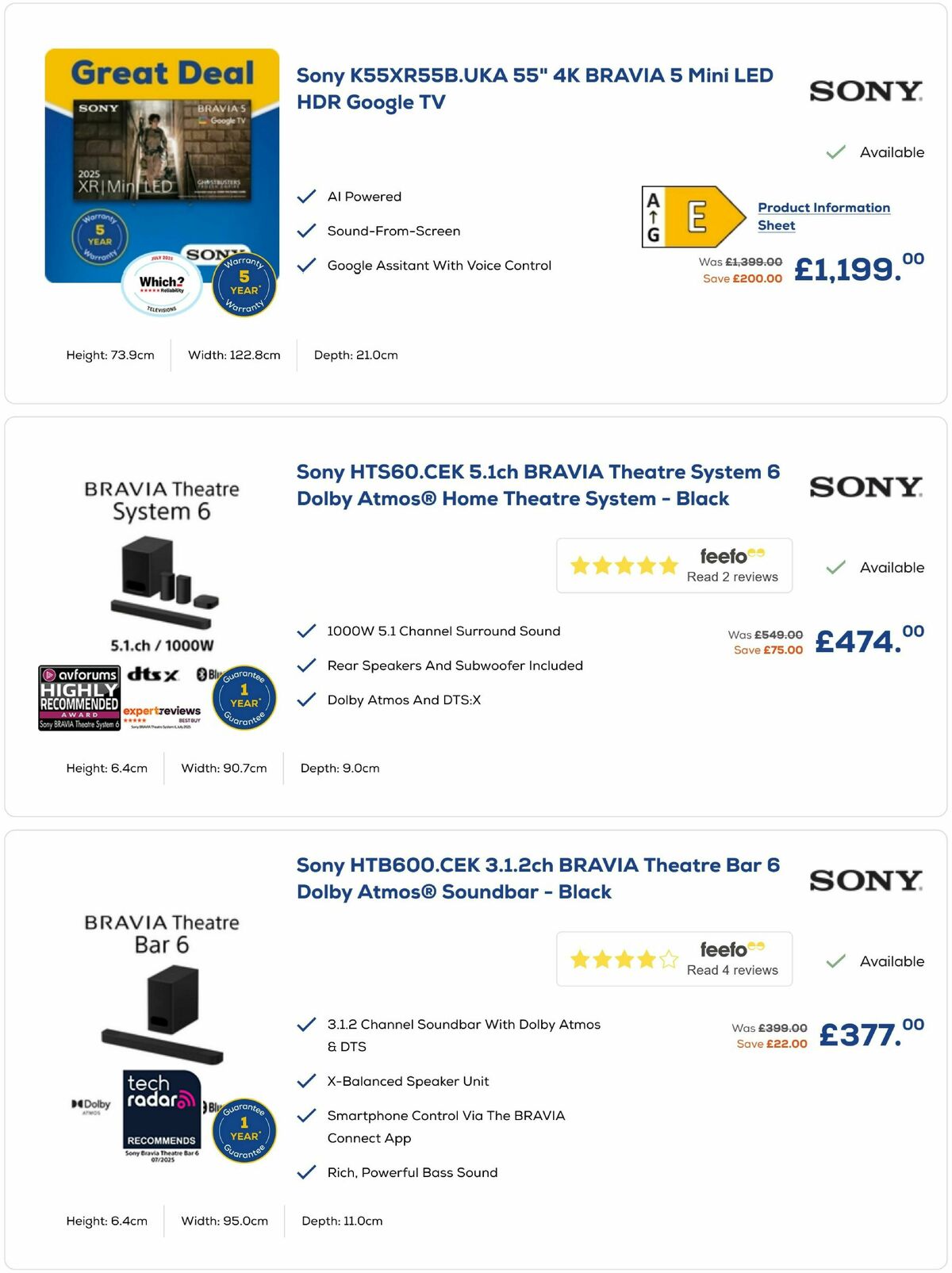 Euronics Offers from 27 August