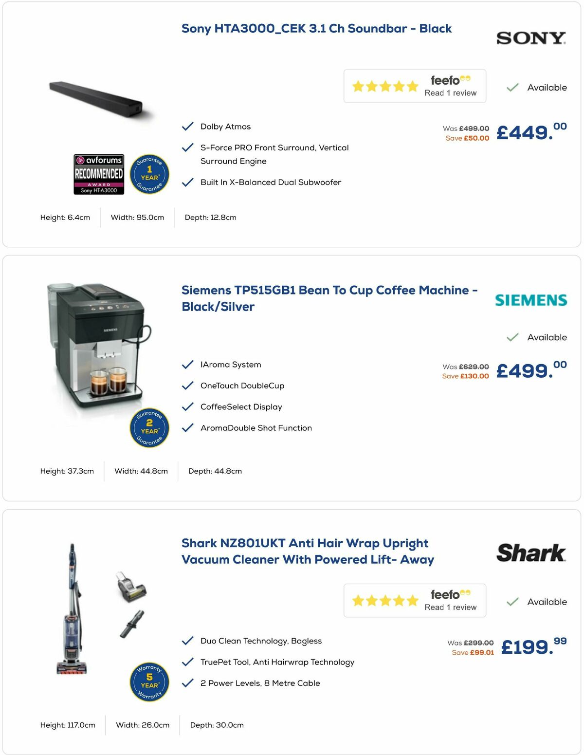 Euronics Offers from 27 August