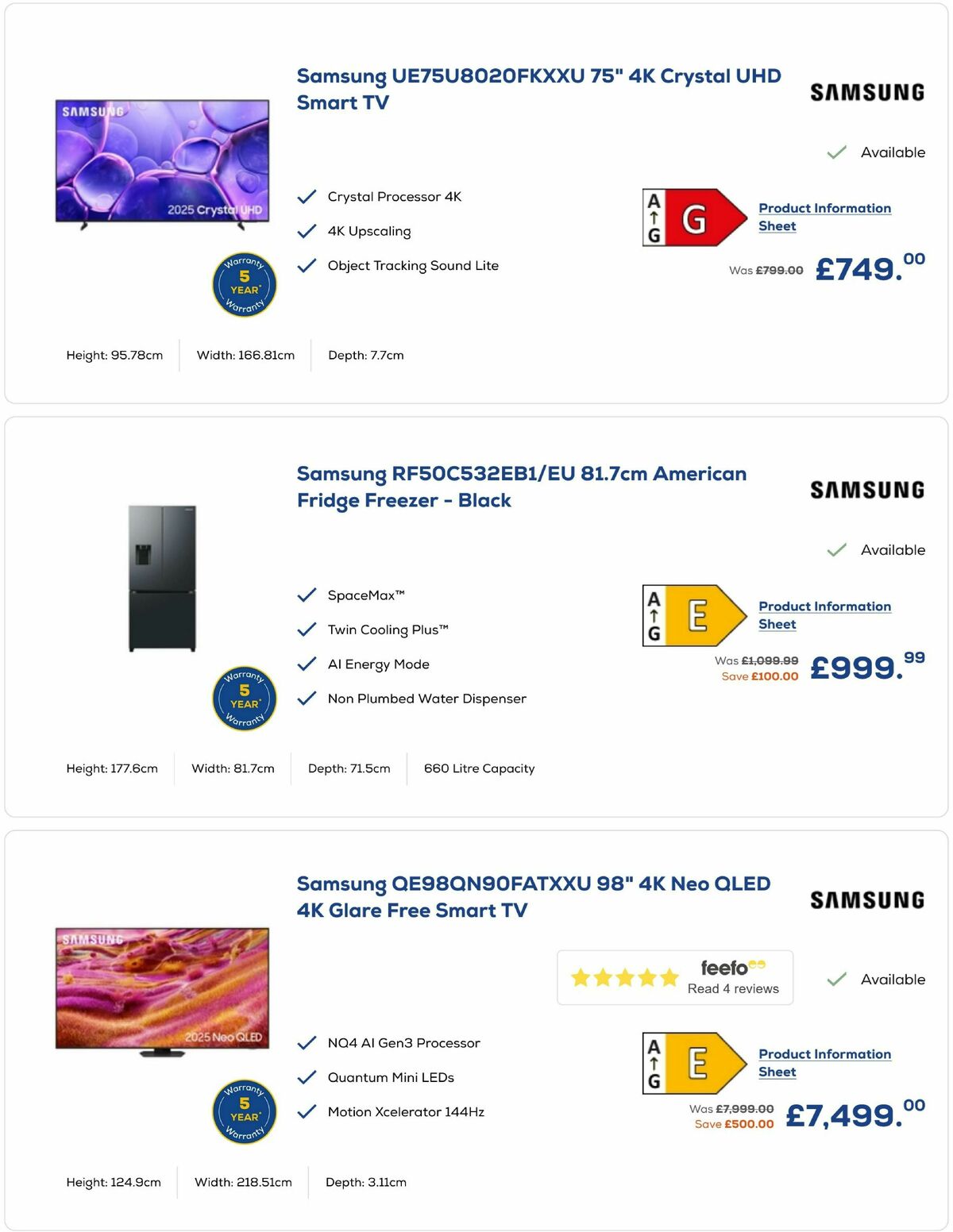 Euronics Offers from 27 August