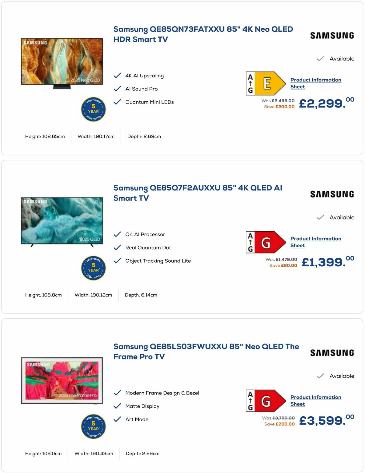 Euronics Offers from 27 August