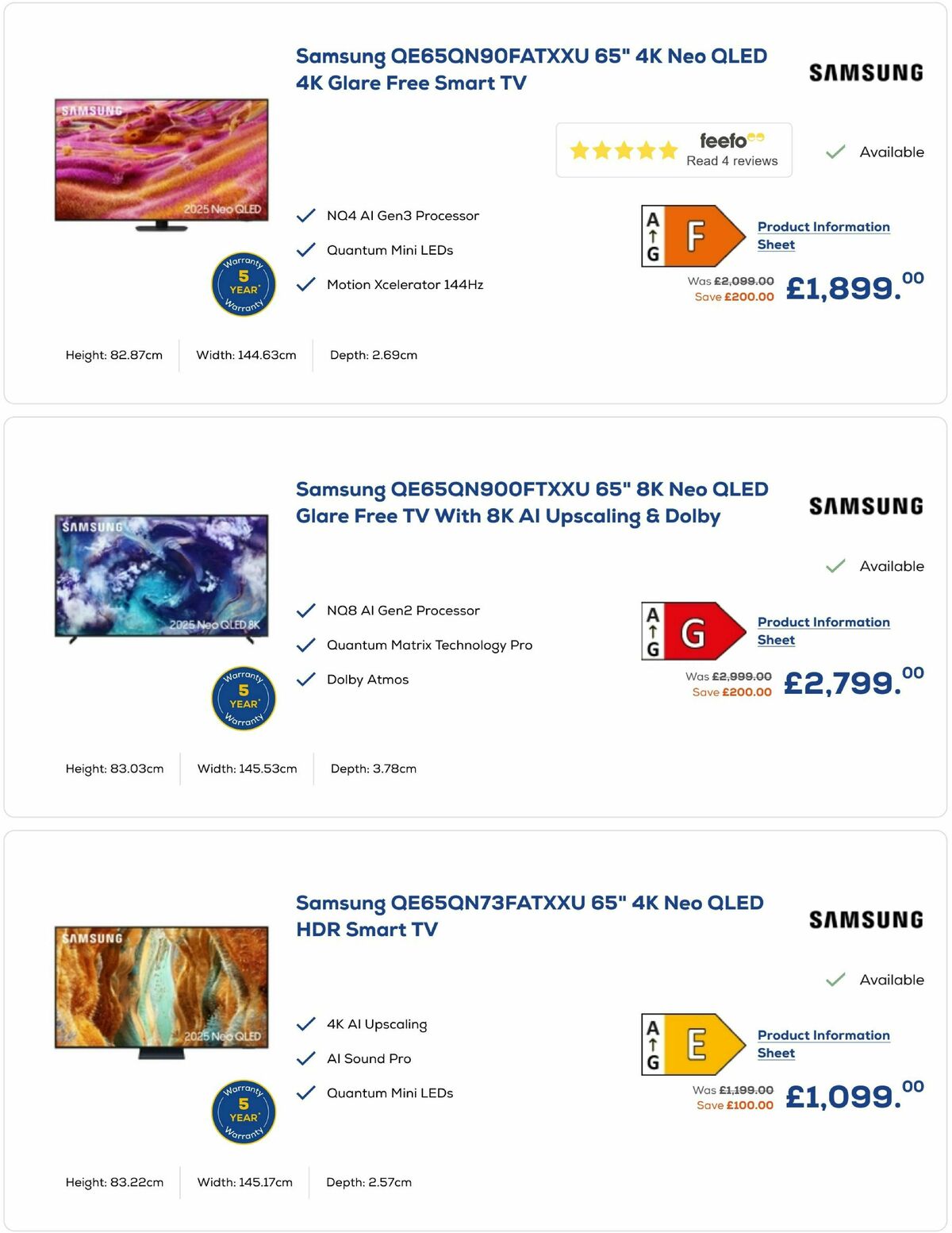 Euronics Offers from 27 August