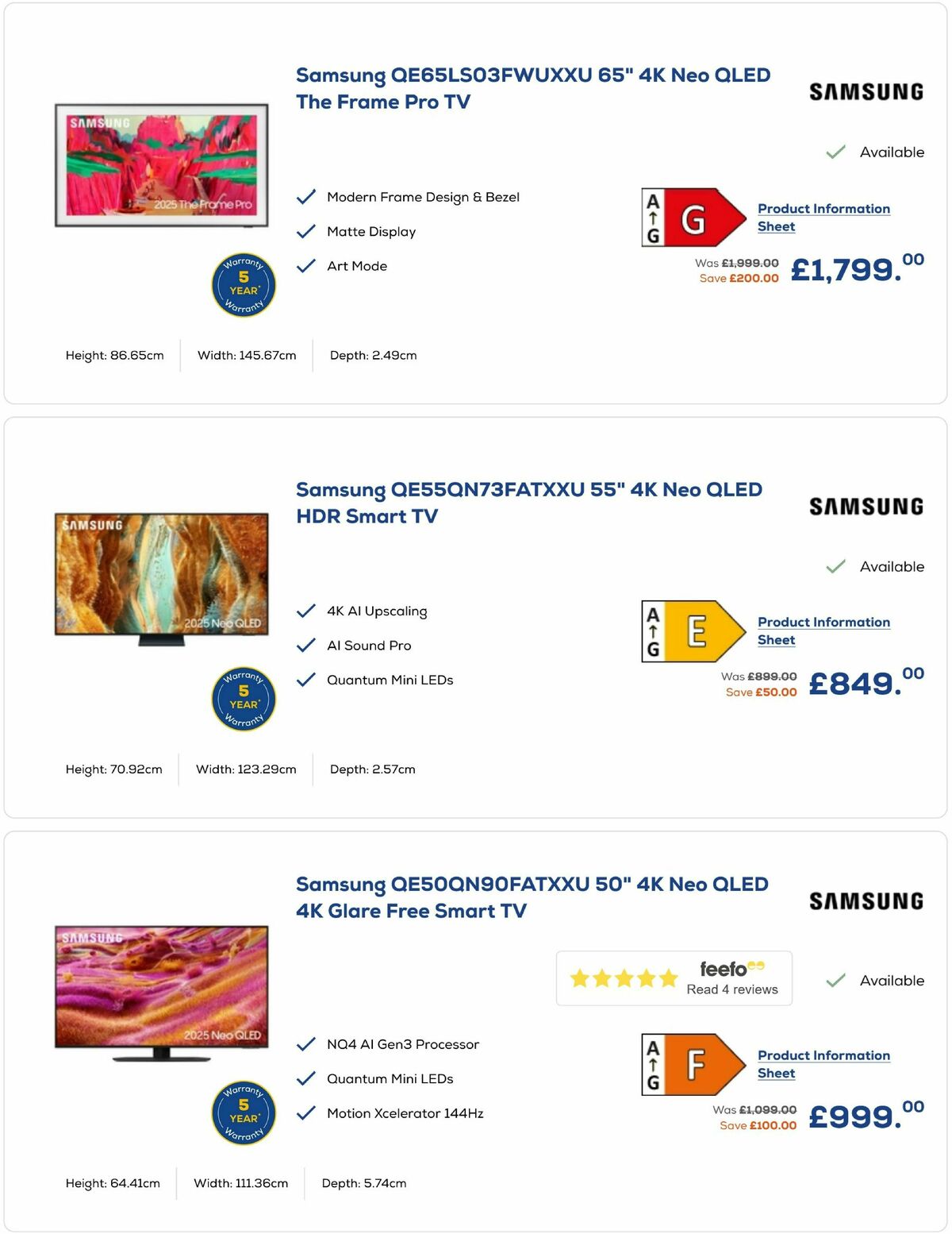 Euronics Offers from 27 August