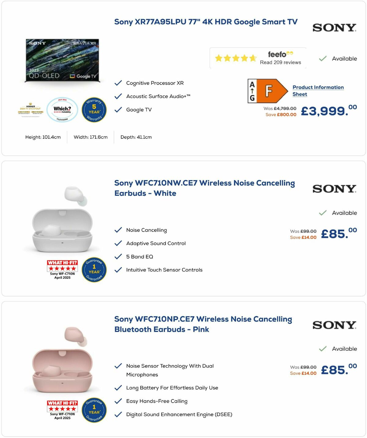 Euronics Offers from 27 August