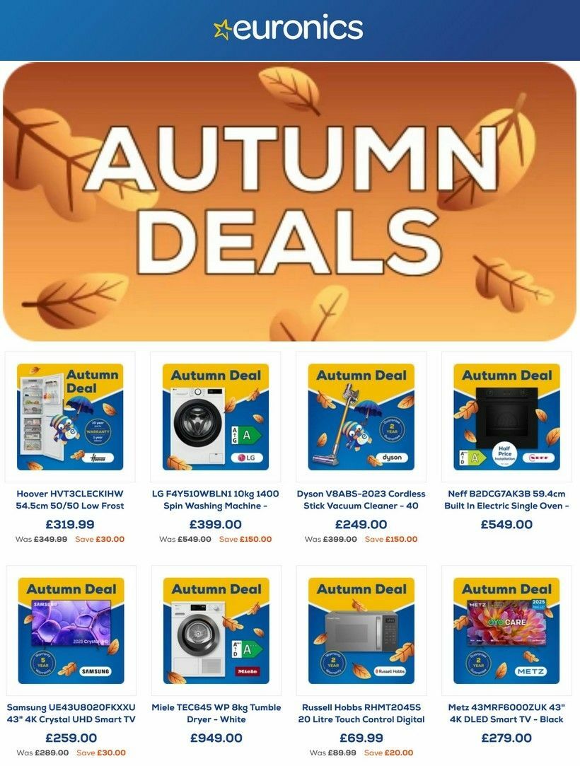 Euronics Offers from 26 September