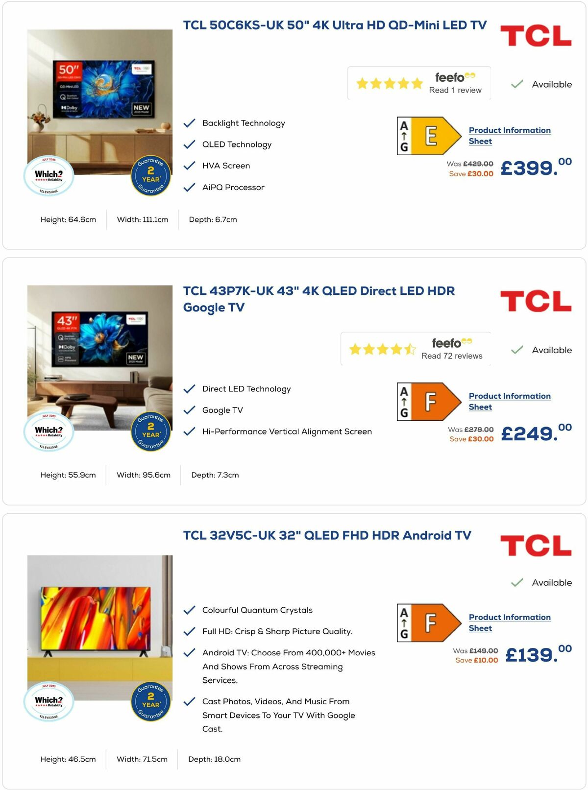 Euronics Offers from 26 September