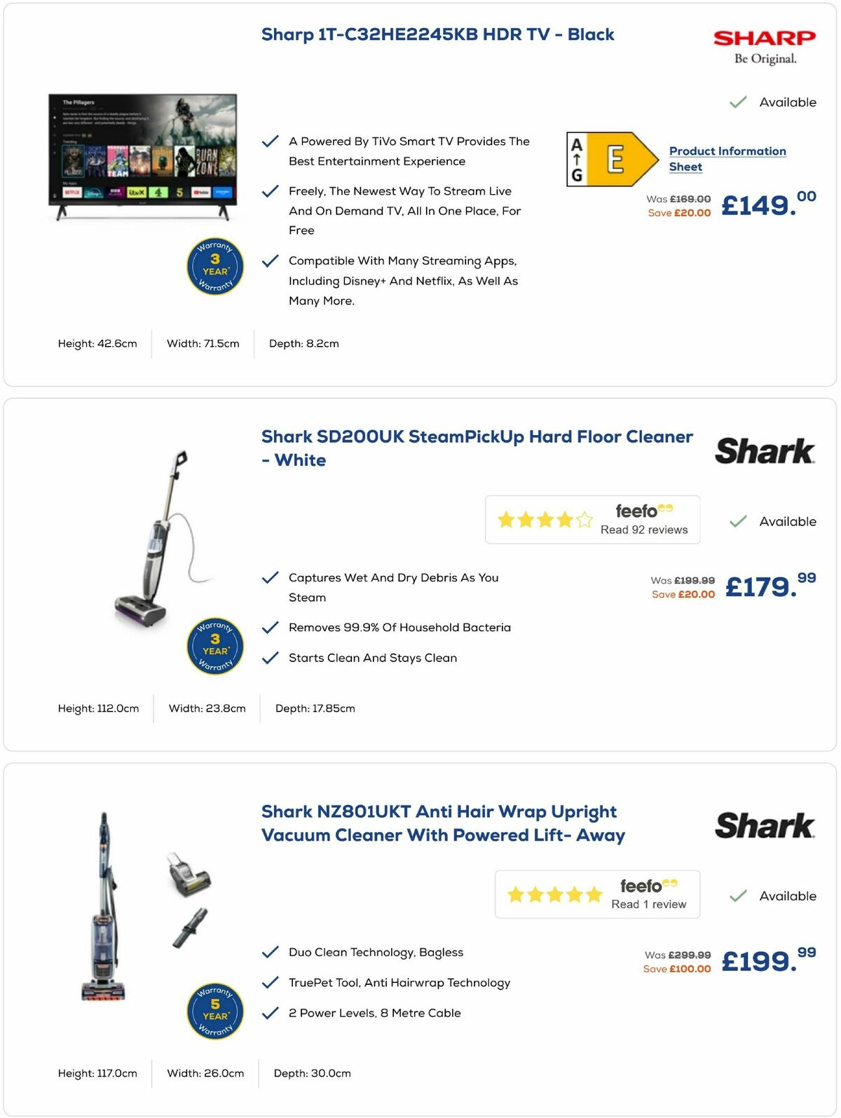 Euronics Offers from 26 September