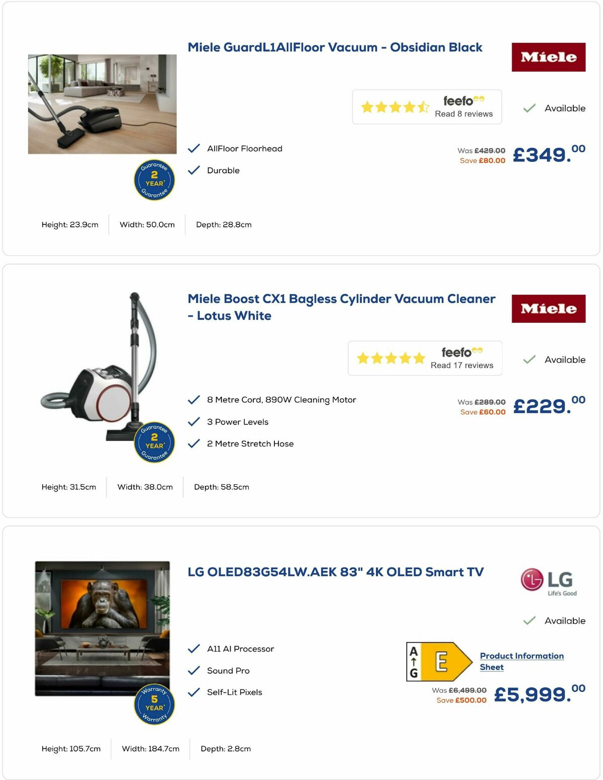 Euronics Offers from 26 September