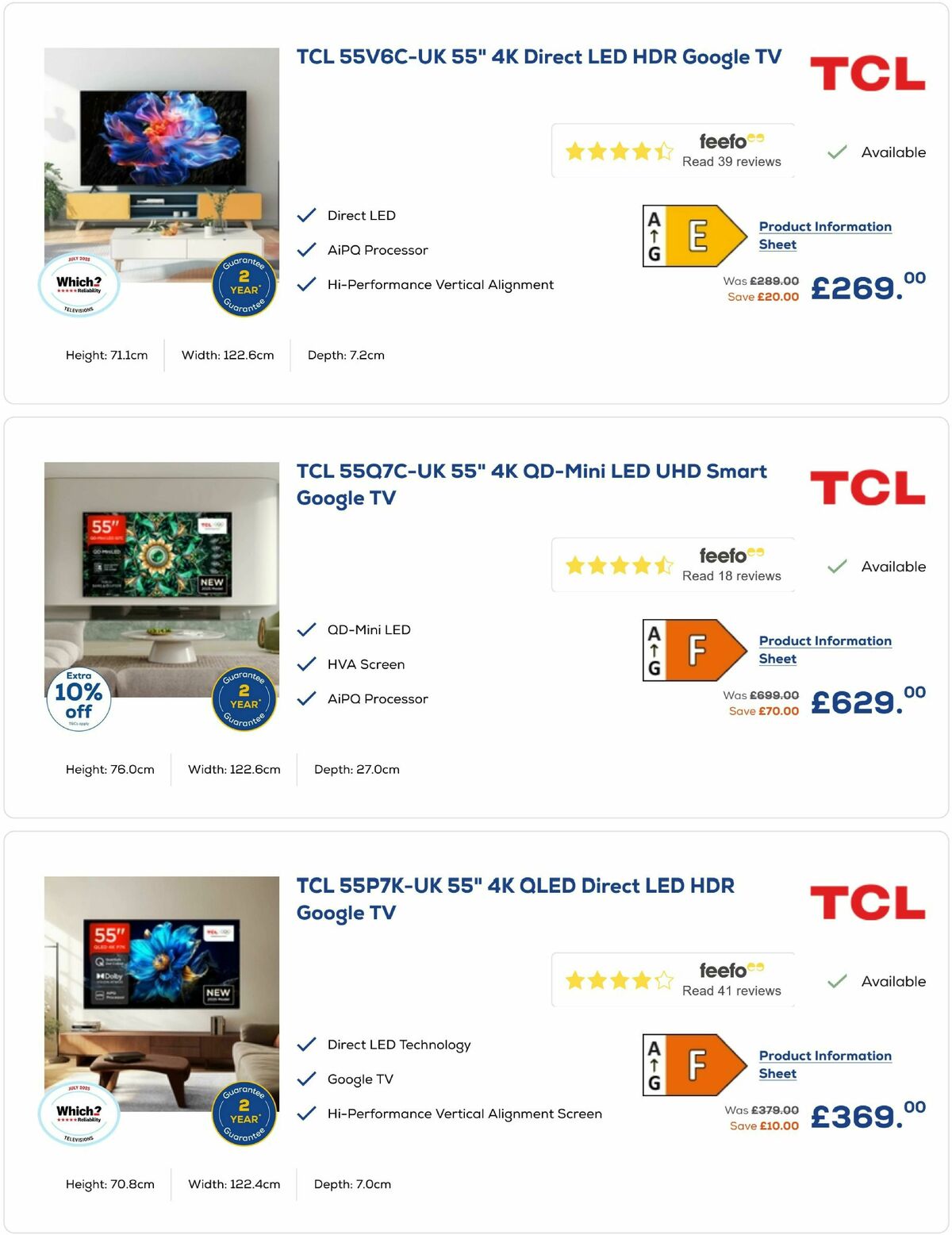 Euronics Offers from 26 September