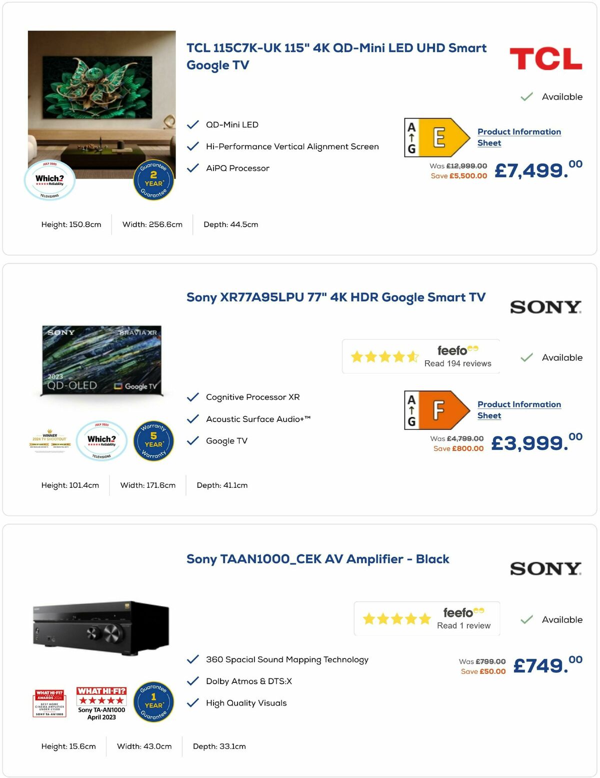 Euronics Offers from 26 September