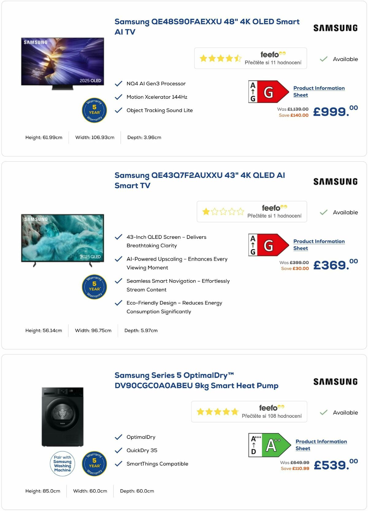 Euronics Offers from 29 October