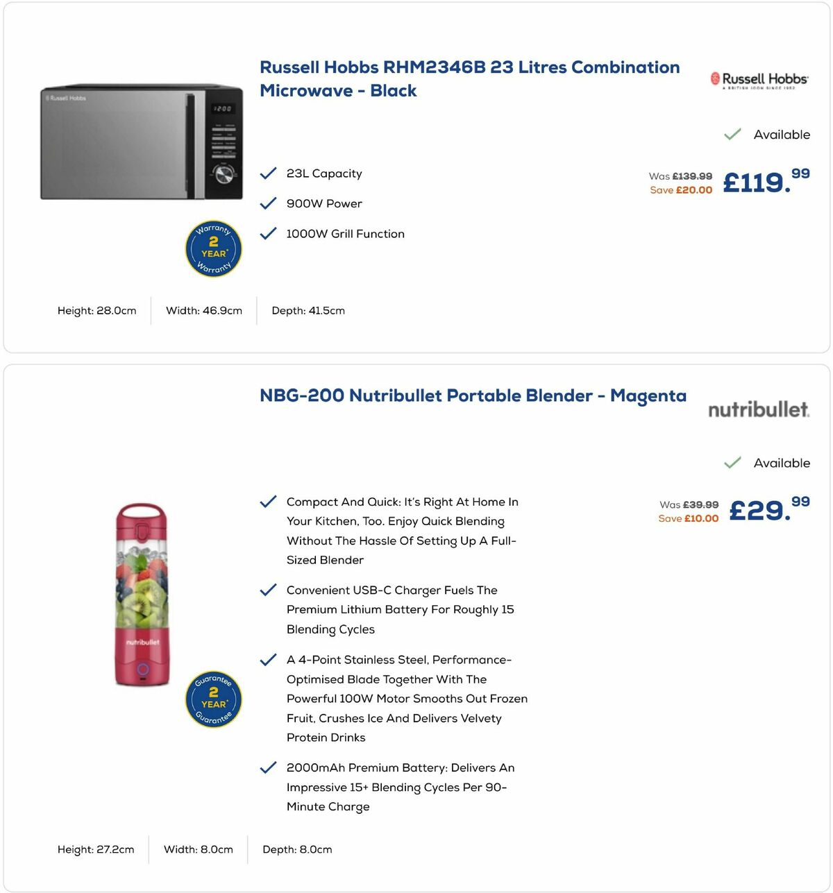 Euronics Offers from 29 October