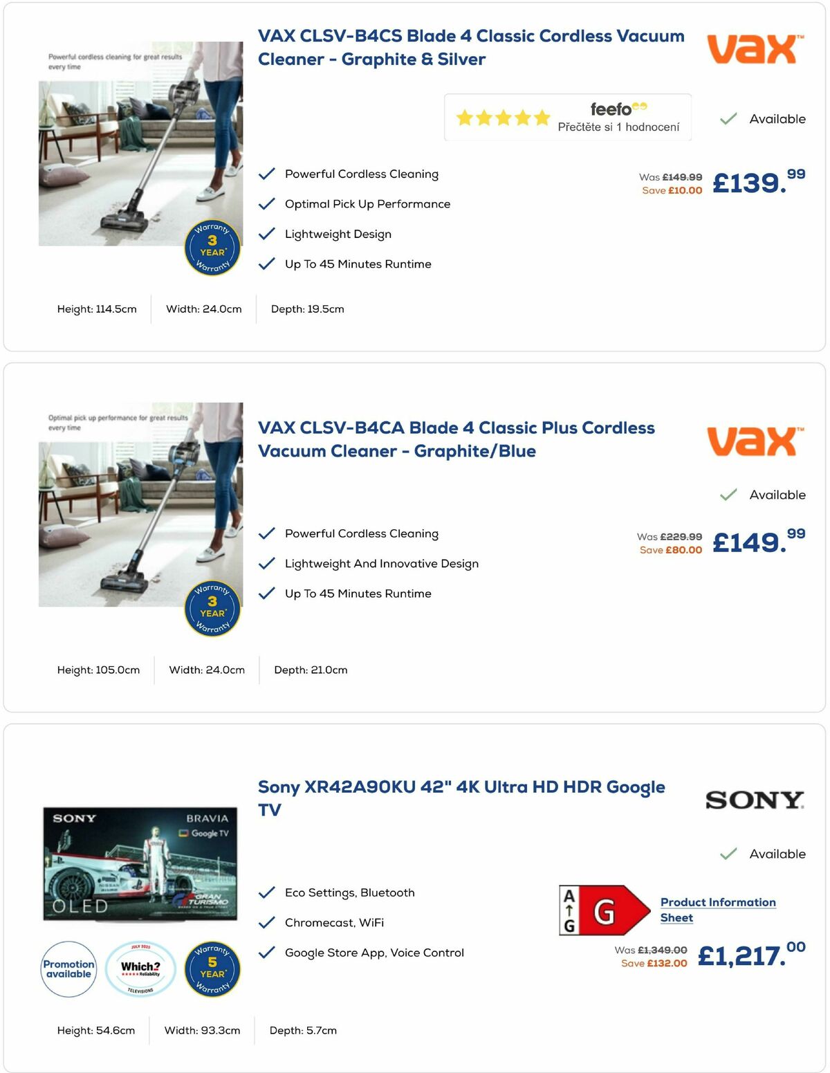 Euronics Offers from 29 October