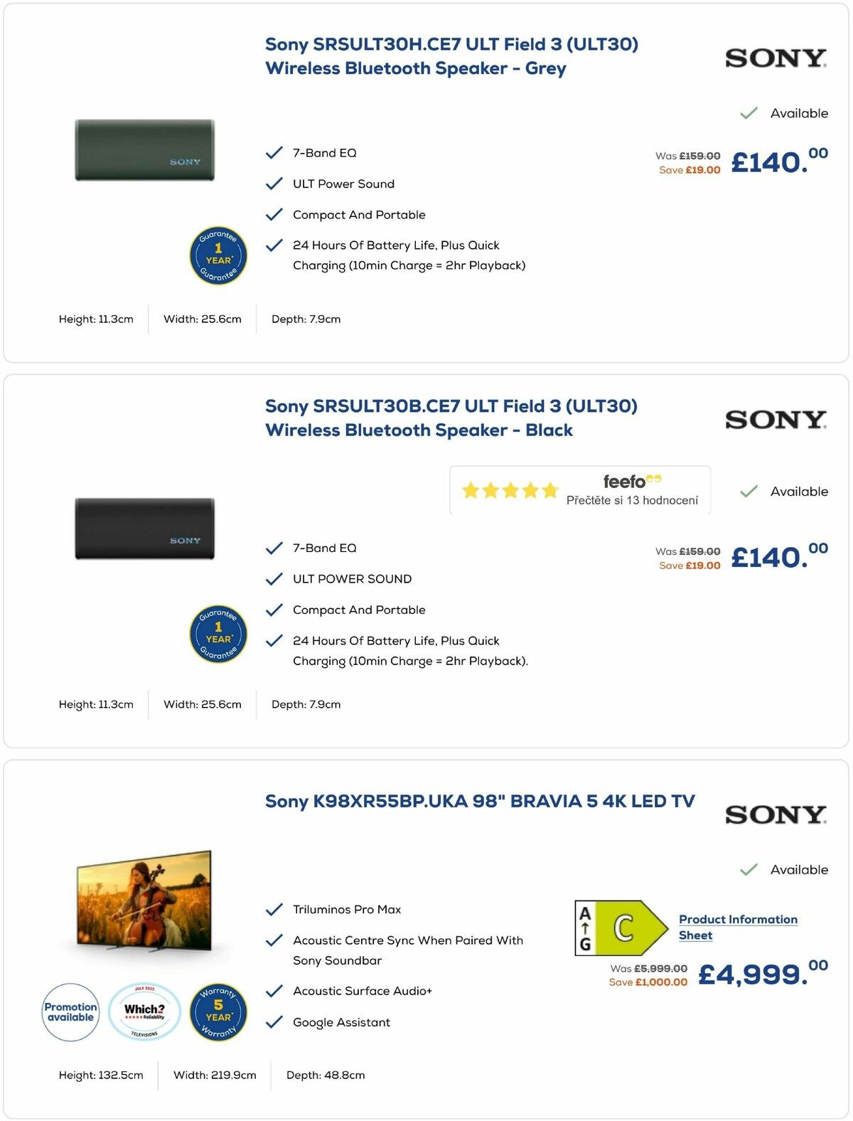 Euronics Offers from 29 October