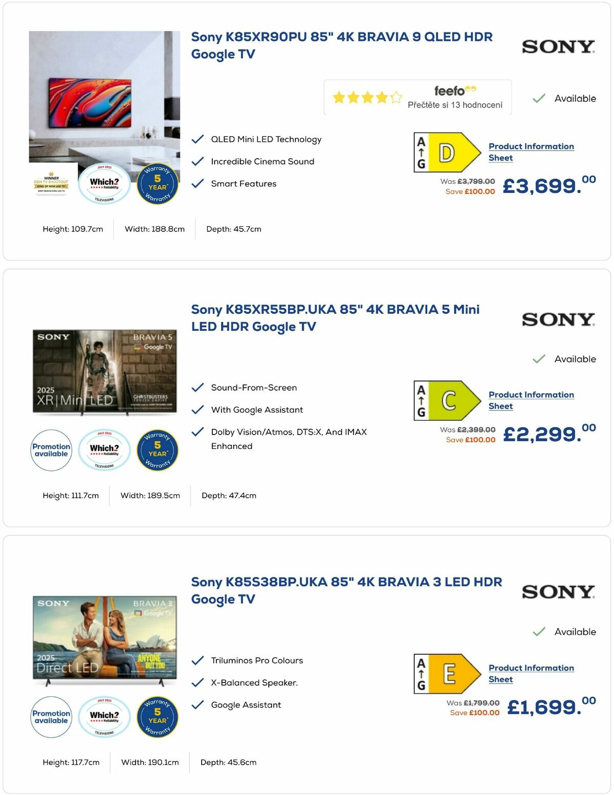 Euronics Offers from 29 October