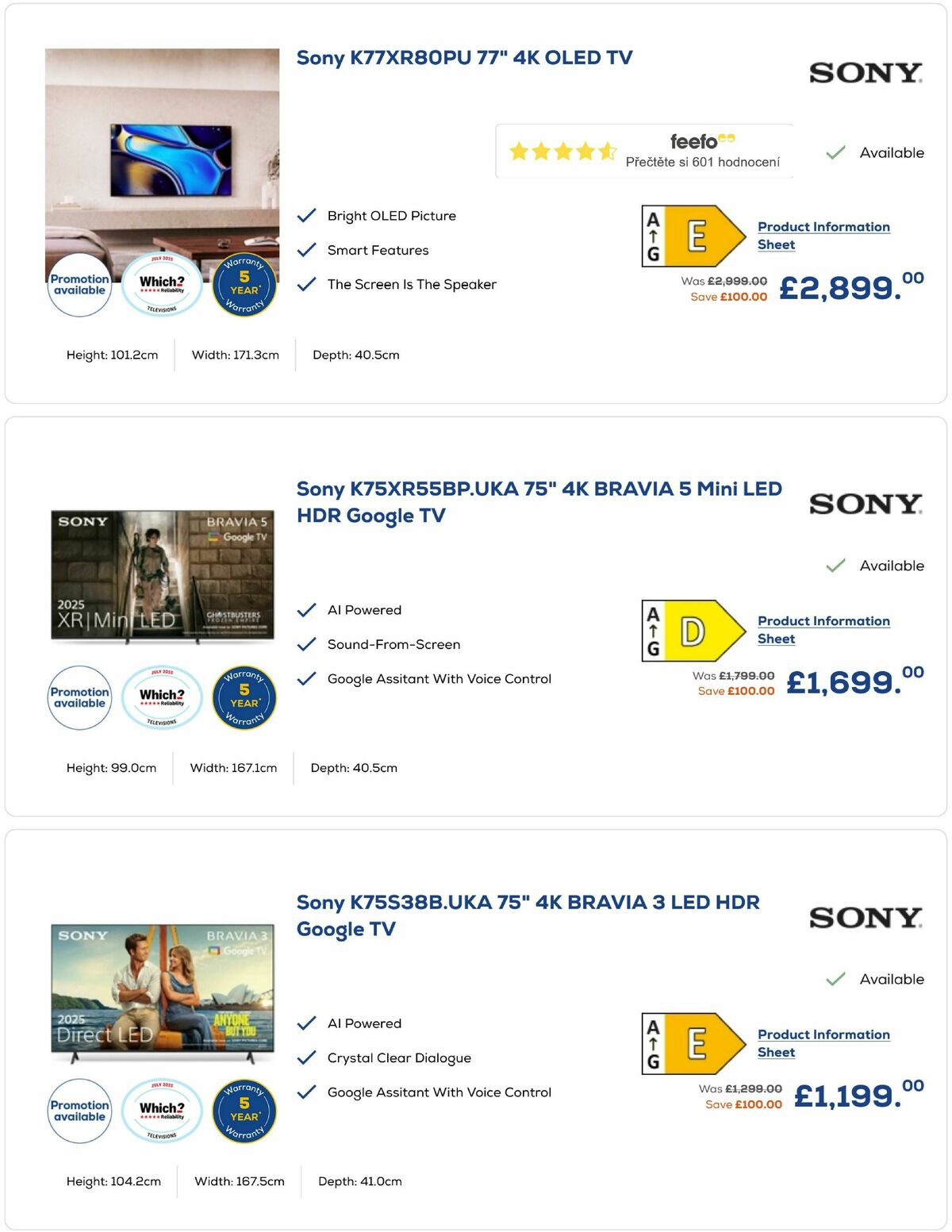 Euronics Offers from 29 October