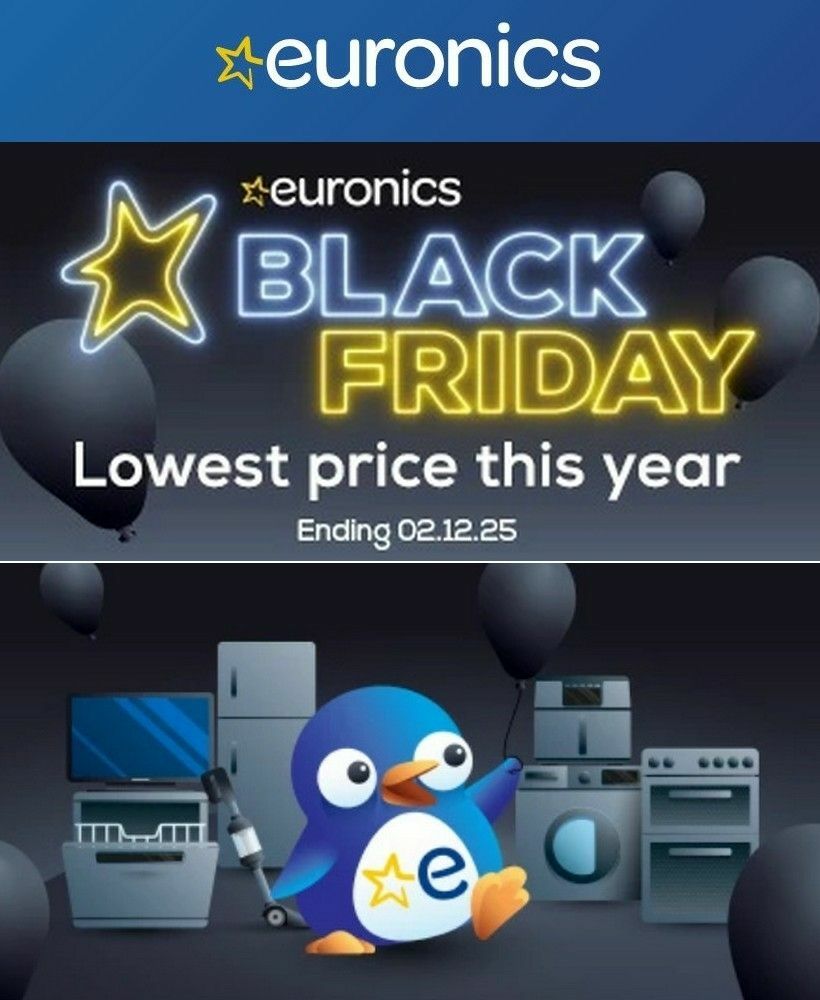 Euronics Black Friday Offers from 18 November