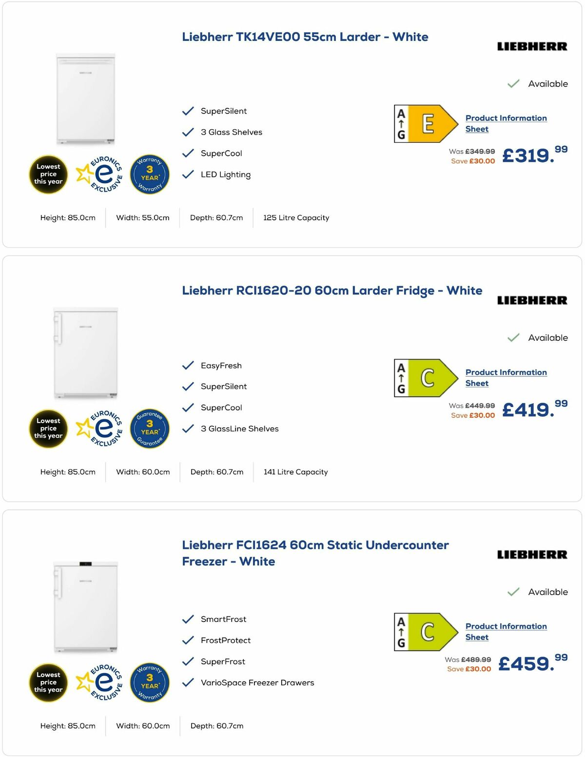 Euronics Black Friday Offers from 18 November