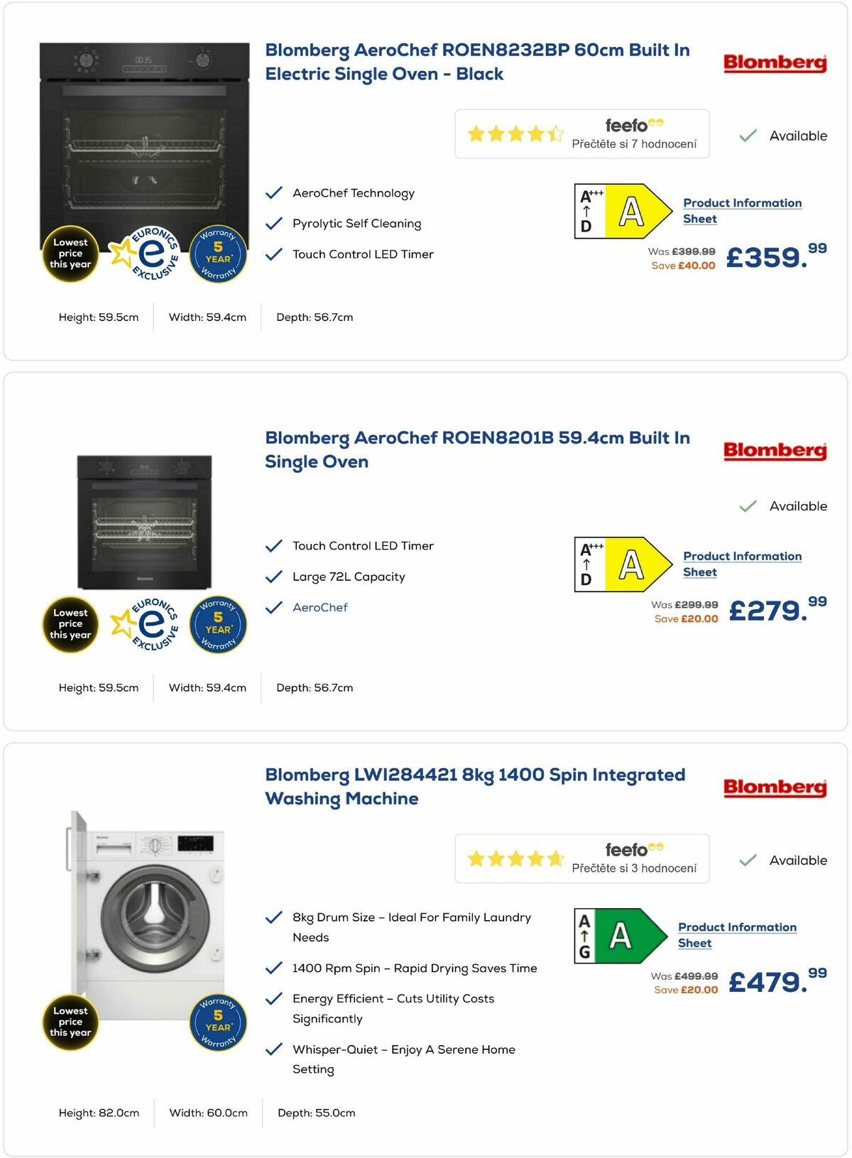 Euronics Black Friday Offers from 18 November