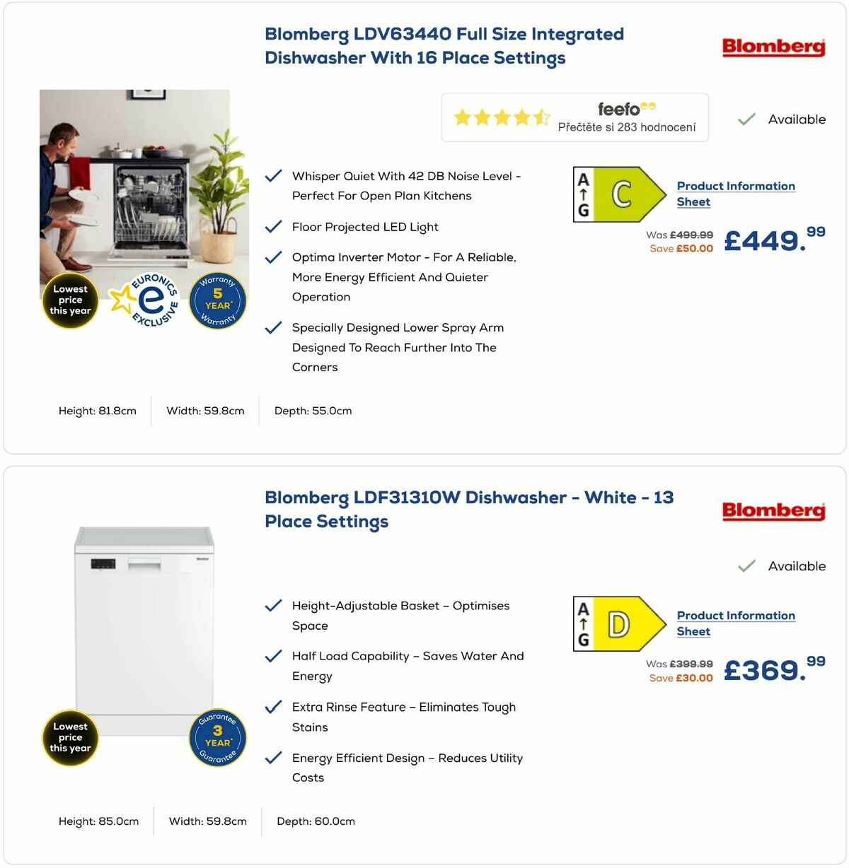 Euronics Black Friday Offers from 18 November
