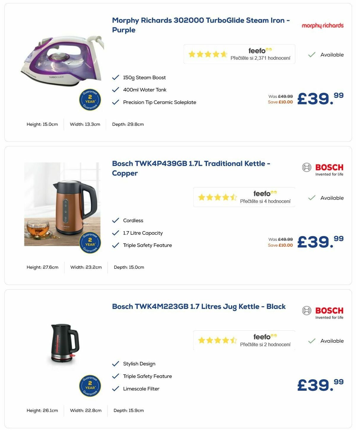 Euronics Offers from 3 December