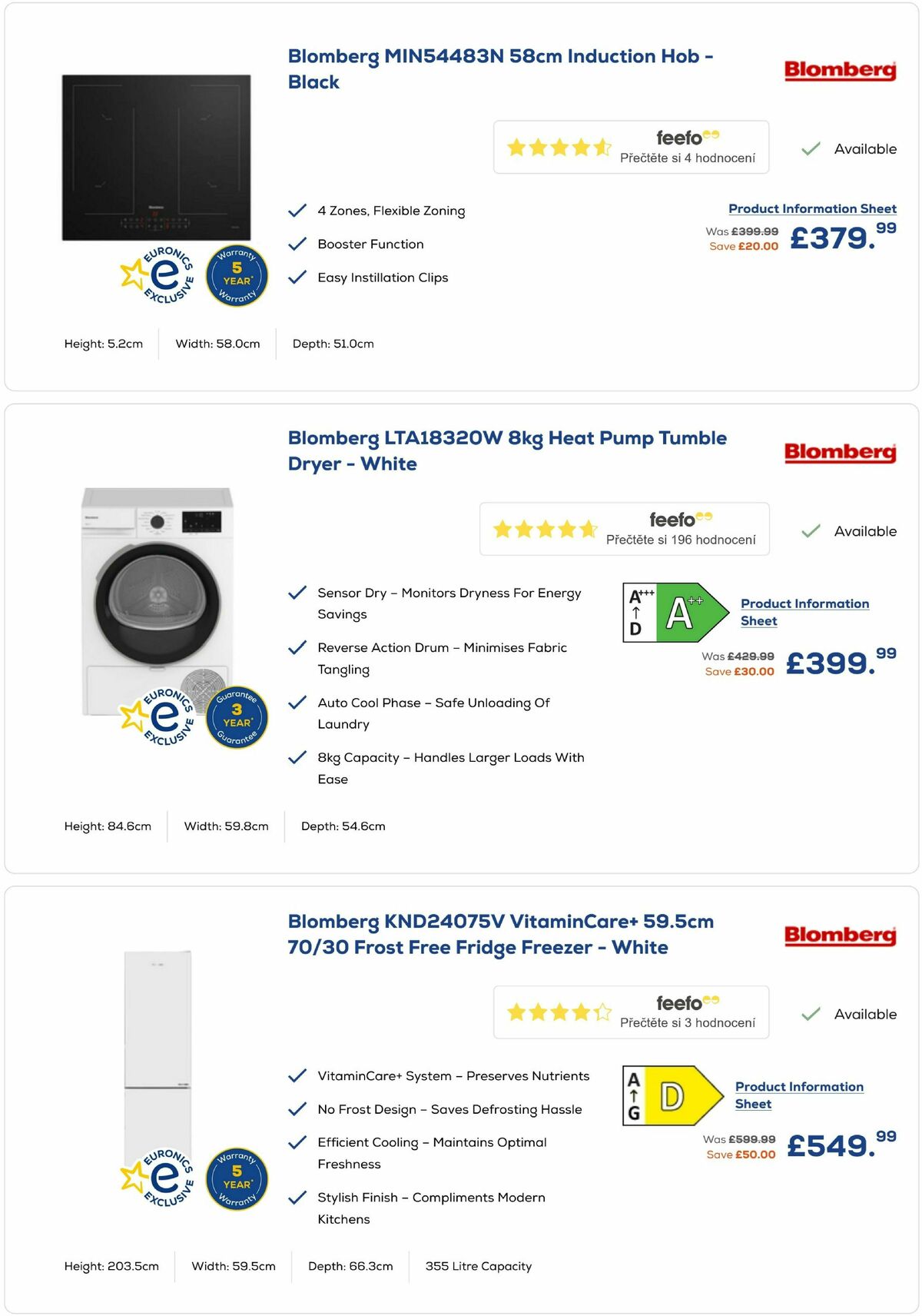 Euronics Offers from 22 December