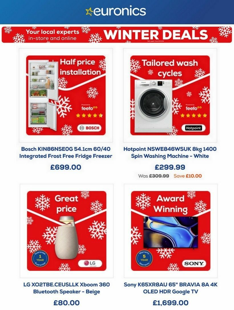 Euronics Offers from 15 January