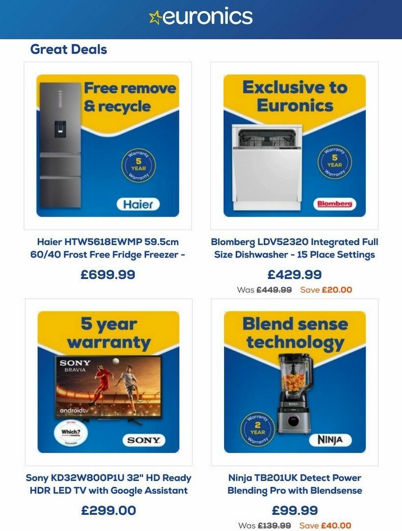 Euronics Offers from 4 February