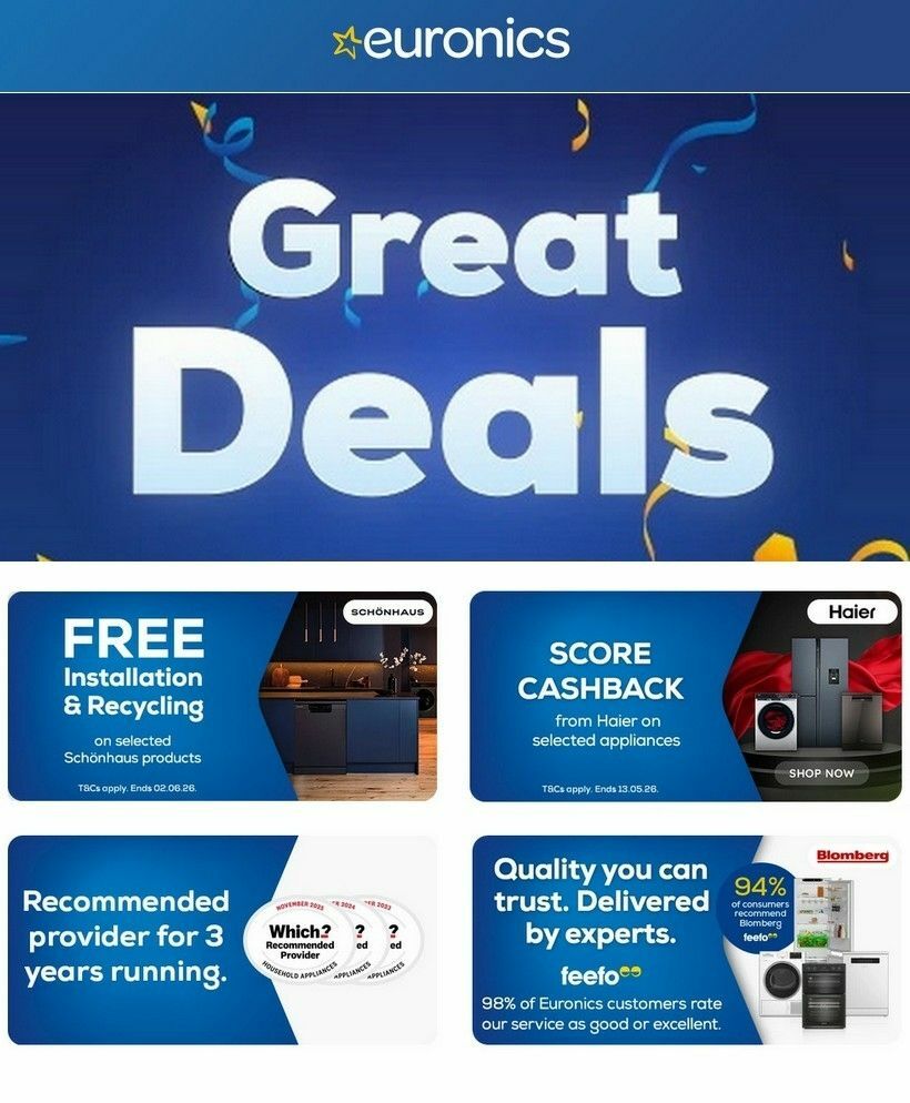 Euronics Offers from 29 April